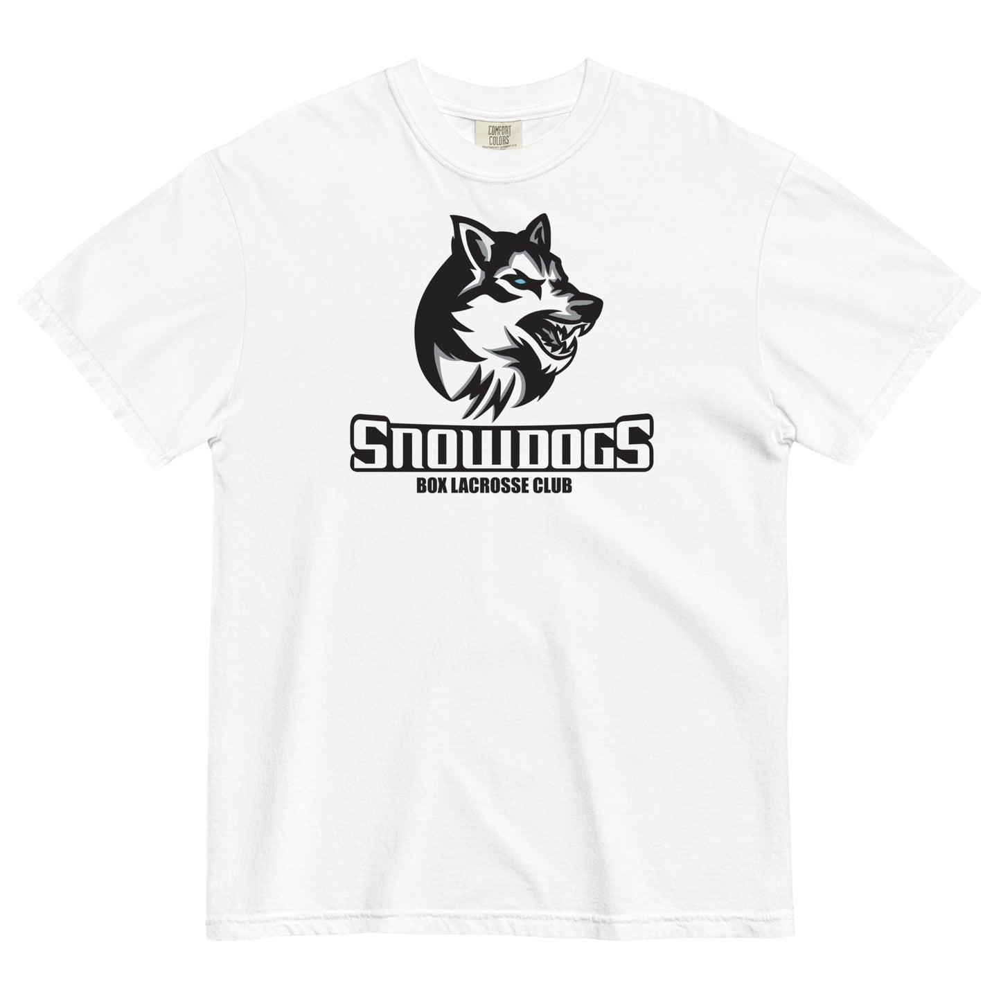 Adult Snowdogs Box Lacrosse Comfort Colors T-Shirt
