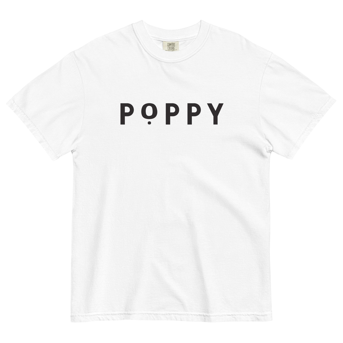 Adult Poppy Flowers Comfort Colors T-Shirt