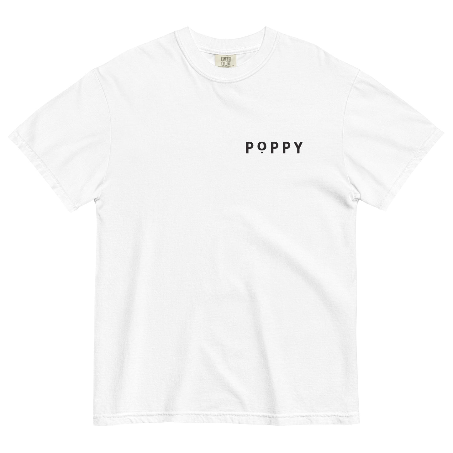 Adult Poppy Flowers Comfort Colors T-Shirt
