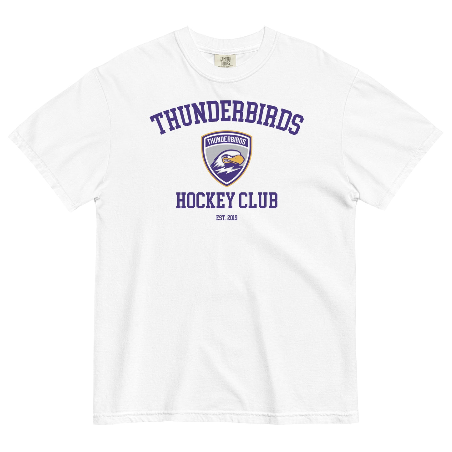 Adult Thunderbirds Hockey Comfort Colors T-Shirt
