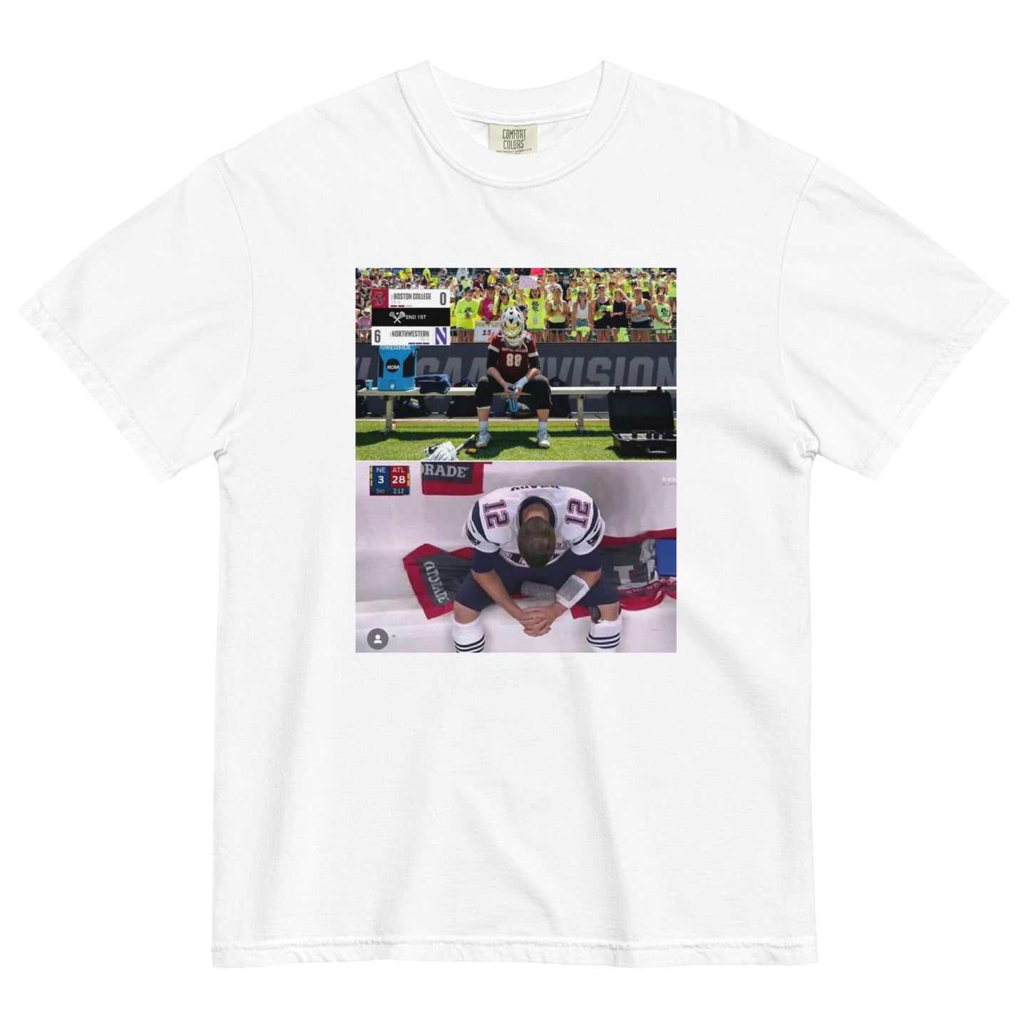 Adult Eags Lacrosse Comfort Colors T-shirt