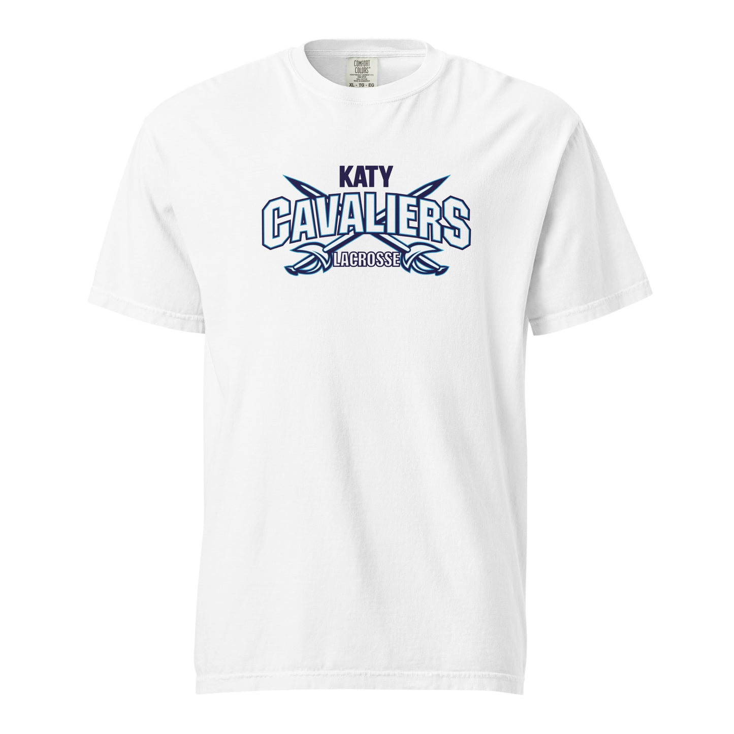 Adult Katy Cavaliers Lacrosse Comfort Colors T-Shirt