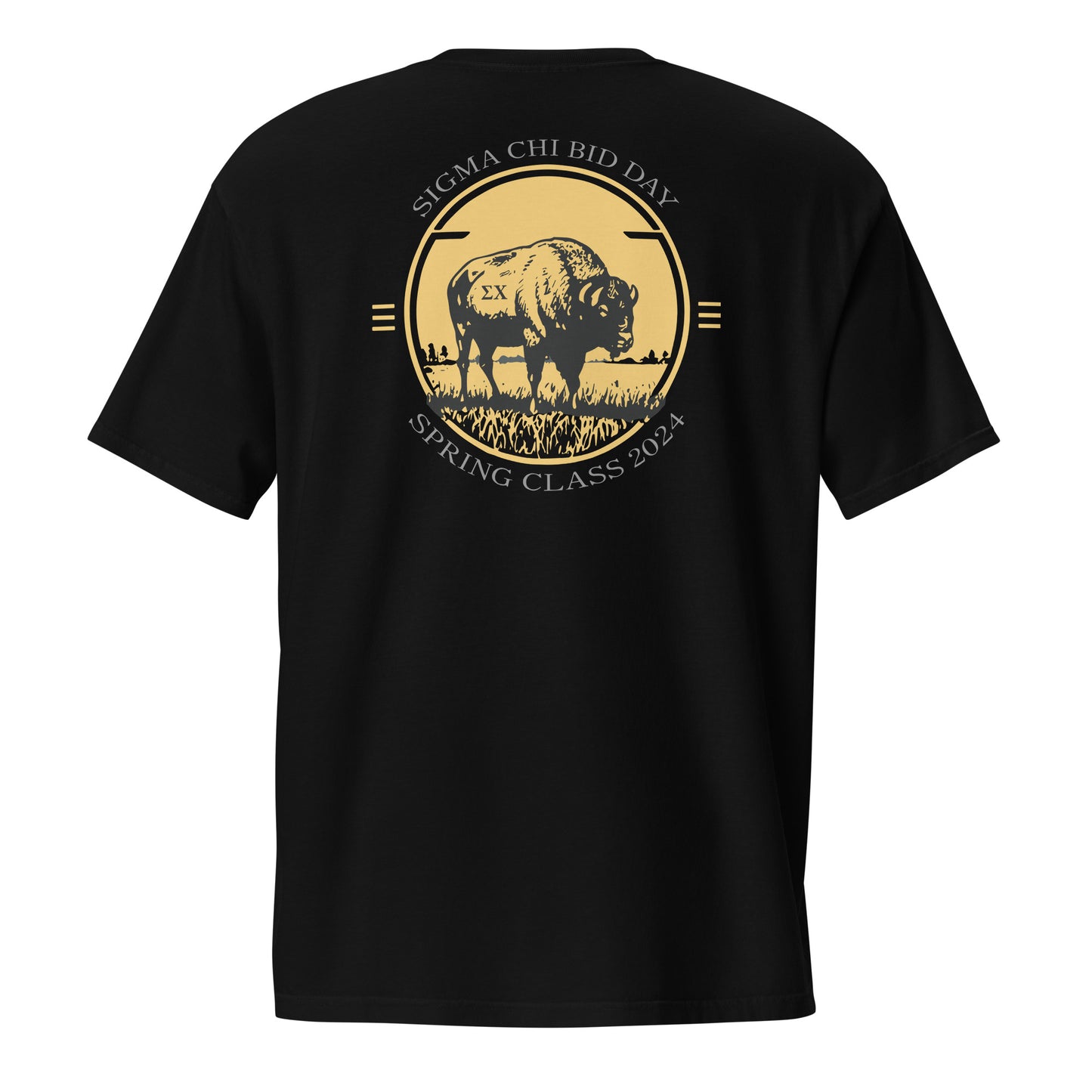 Adult Sigma Chi Beta Mu Comfort Colors Pocket Tee