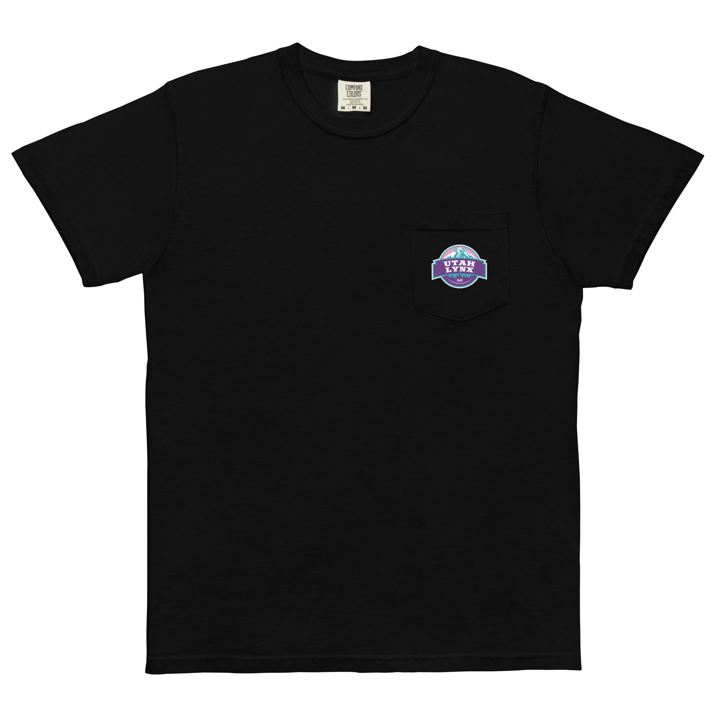 Adult Utah Lynx Comfort Colors Pocket Tee