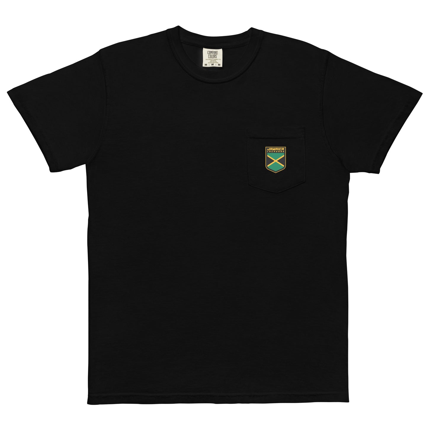 Adult Jamaica Lacrosse Comfort Colors Pocket Tee
