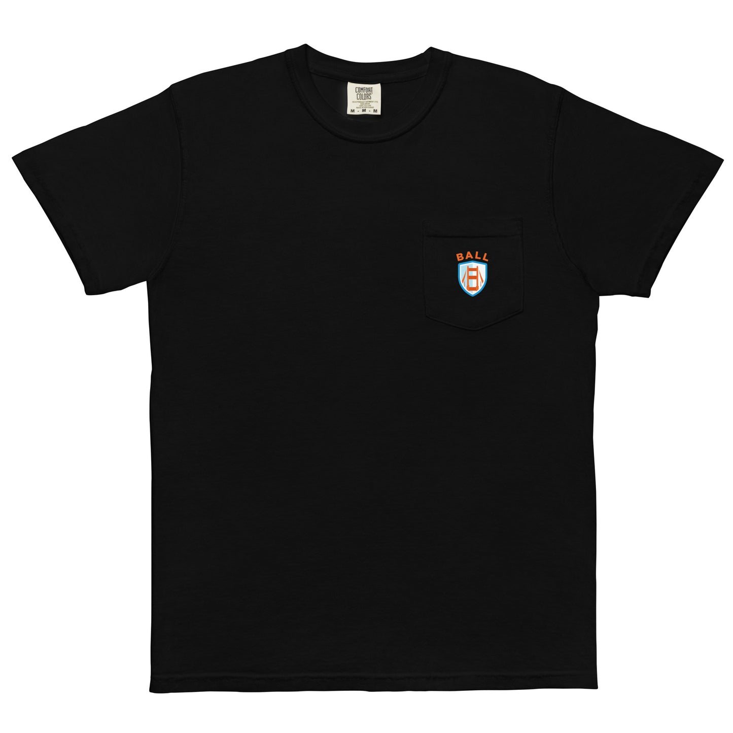 Adult BALL x Uganda Lacrosse Comfort Colors Pocket T-shirt