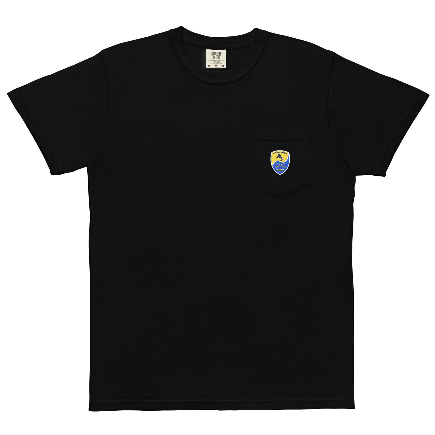 Adult Cavaliers Rugby Comfort Colors Pocket Tee