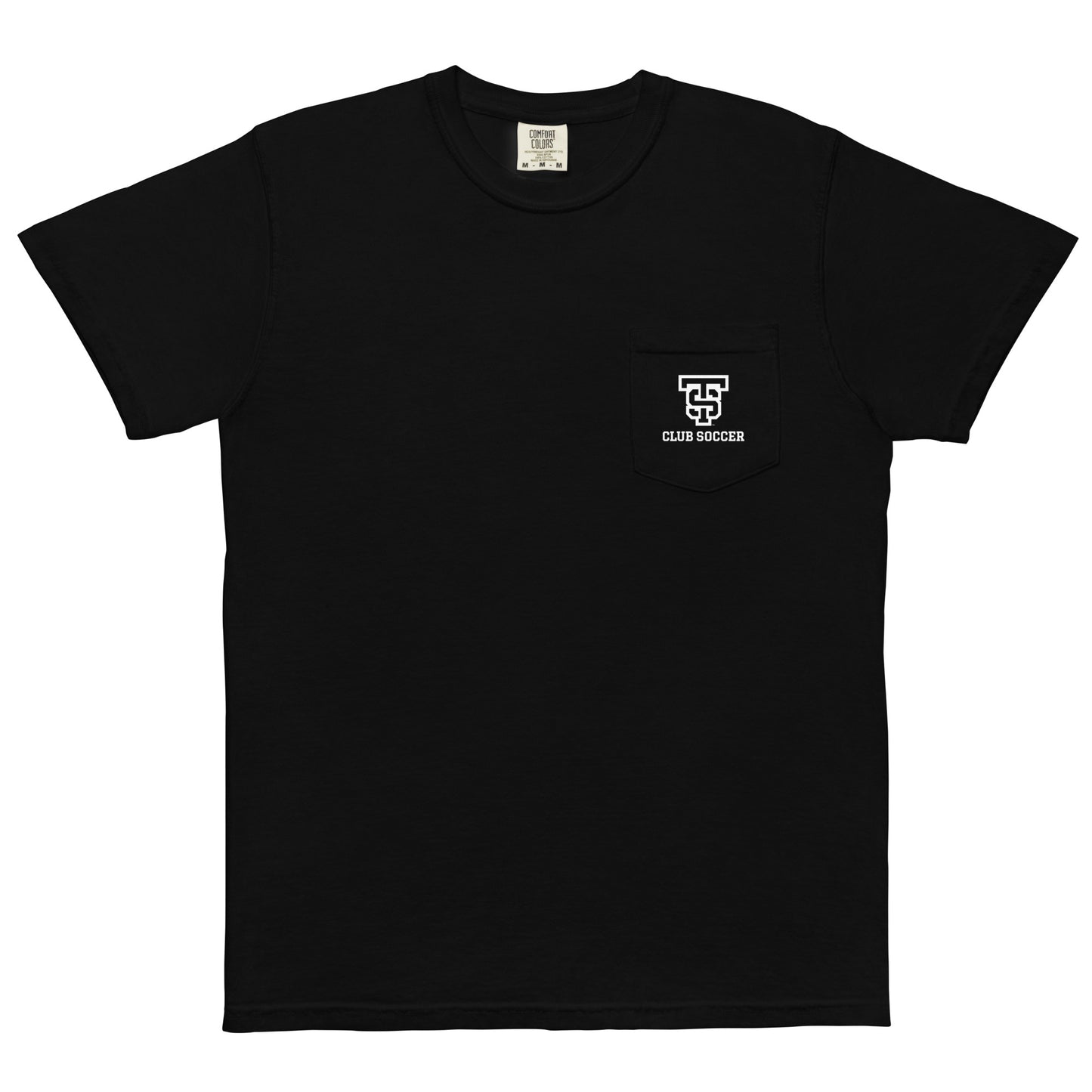 Adult UST Club Soccer Comfort Colors Pocket Tee