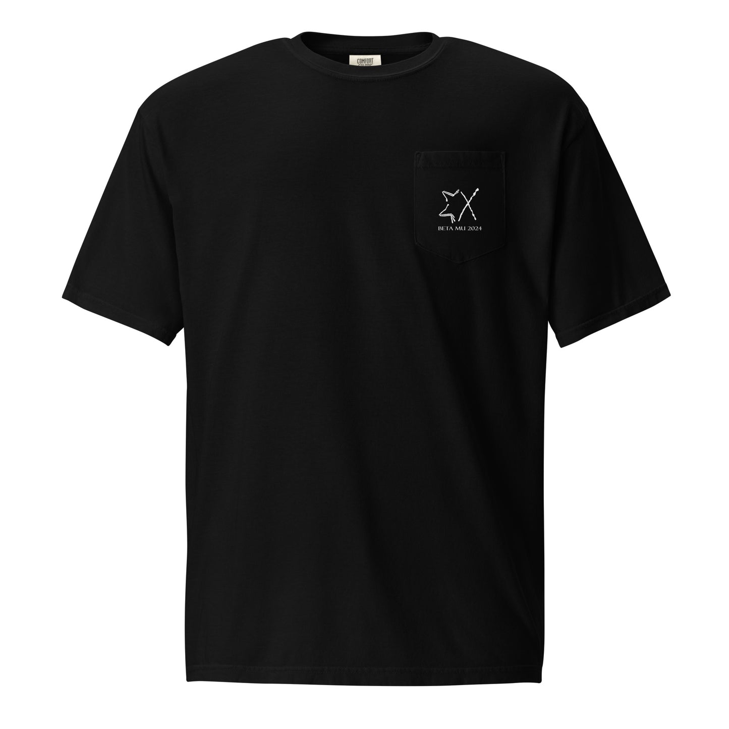 Adult Beta Mu Sigma Chi Comfort Colors Pocket Tee