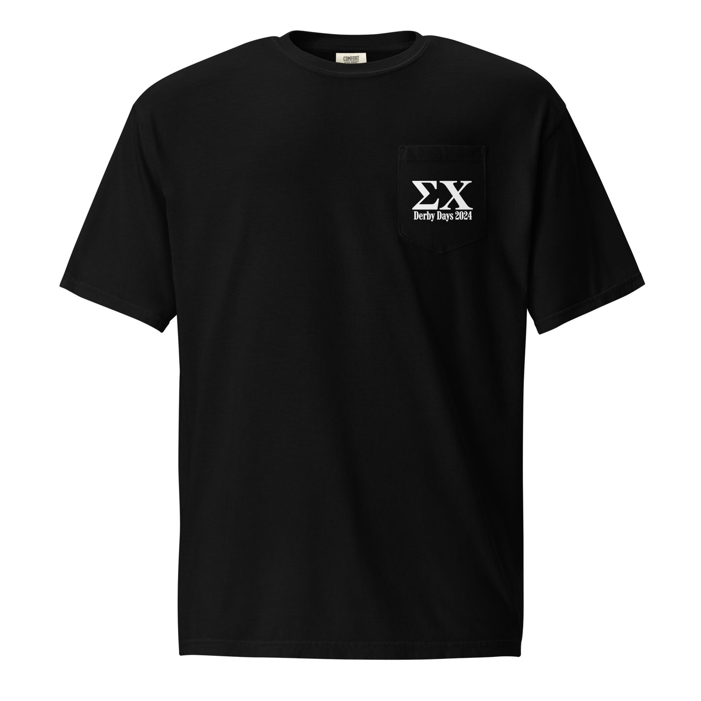 Adult Beta Mu Sigma Chi Comfort Colors Pocket Tee