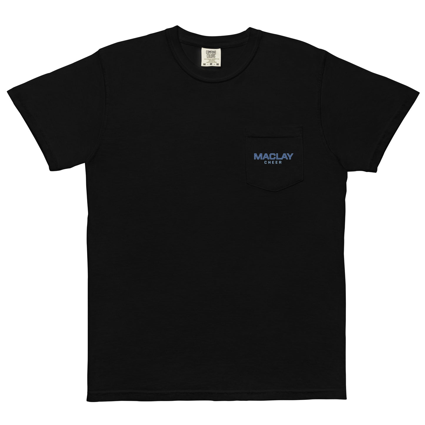 Adult Maclay Cheer Comfort Colors Pocket Tee