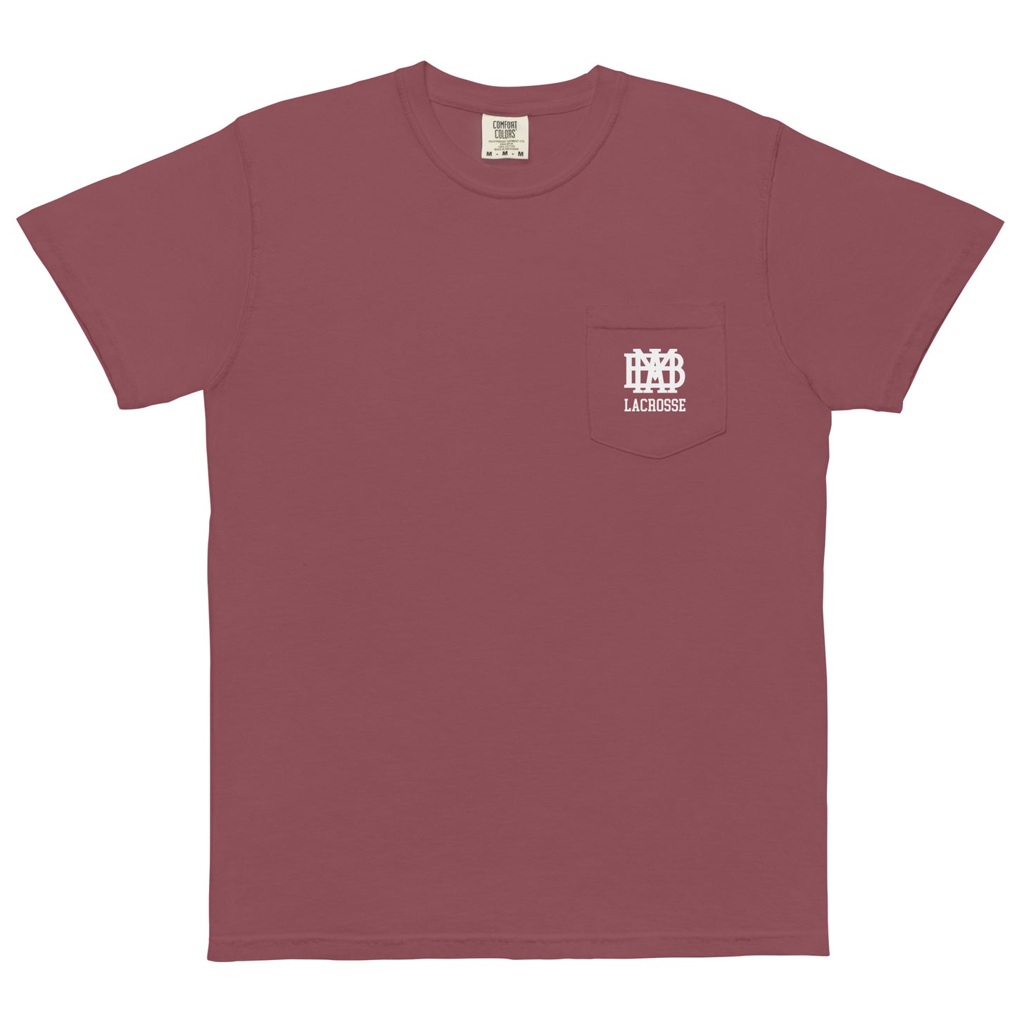 Adult MBA Lacrosse Comfort Colors Pocket Tee