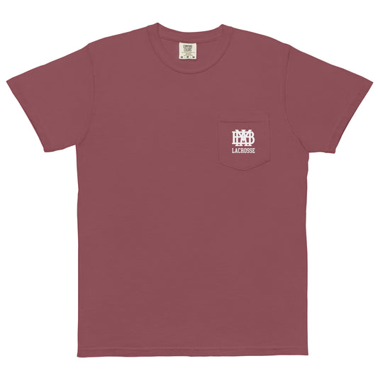 Adult MBA Lacrosse Comfort Colors Pocket Tee