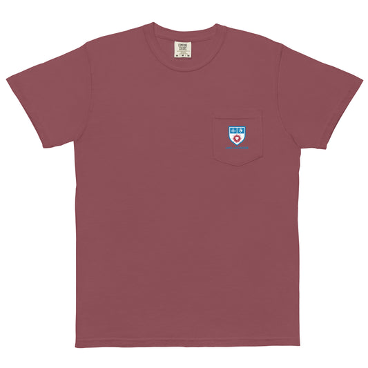 Adult LMU Lacrosse Comfort Colors Pocket Tee
