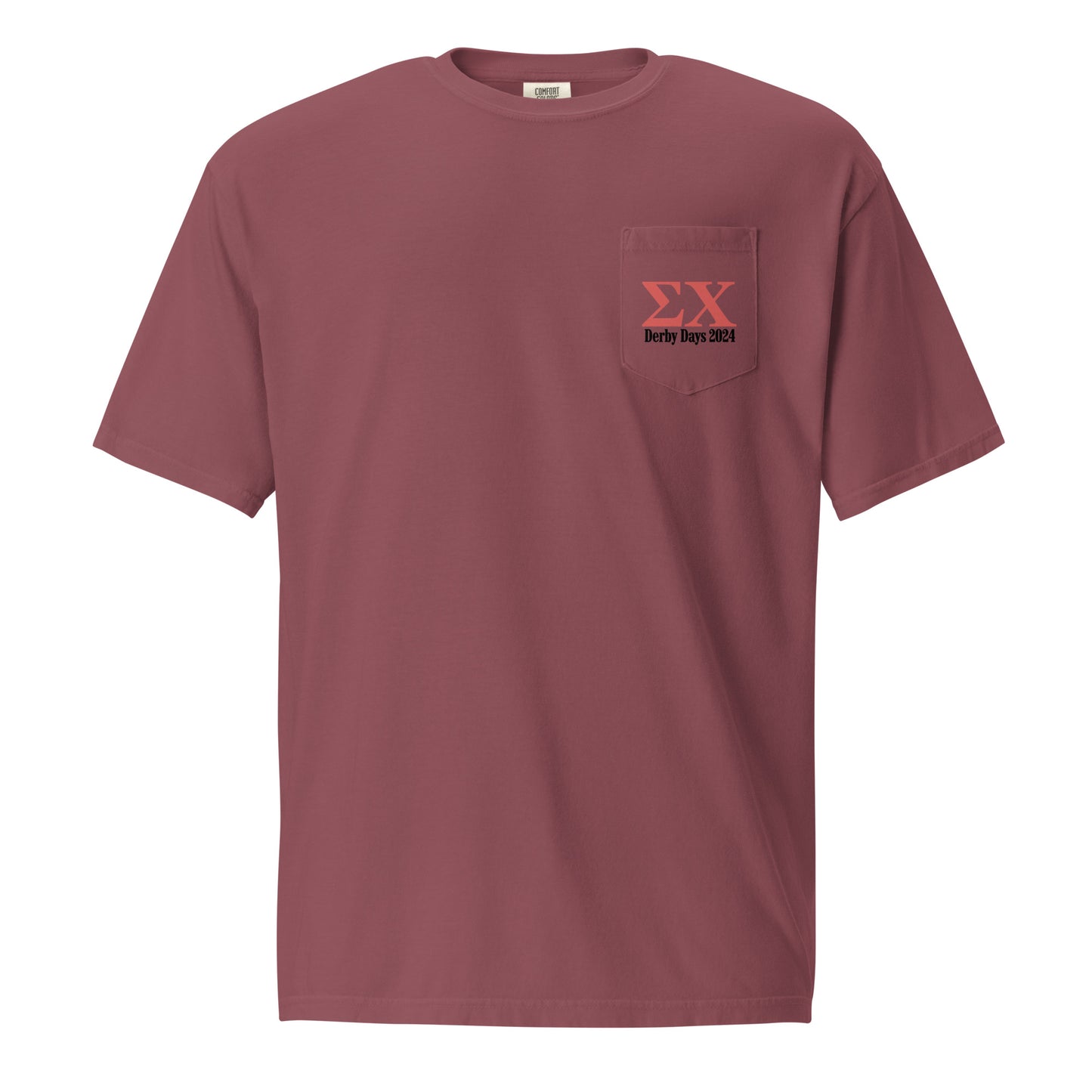 Adult Beta Mu Sigma Chi Comfort Colors Pocket Tee