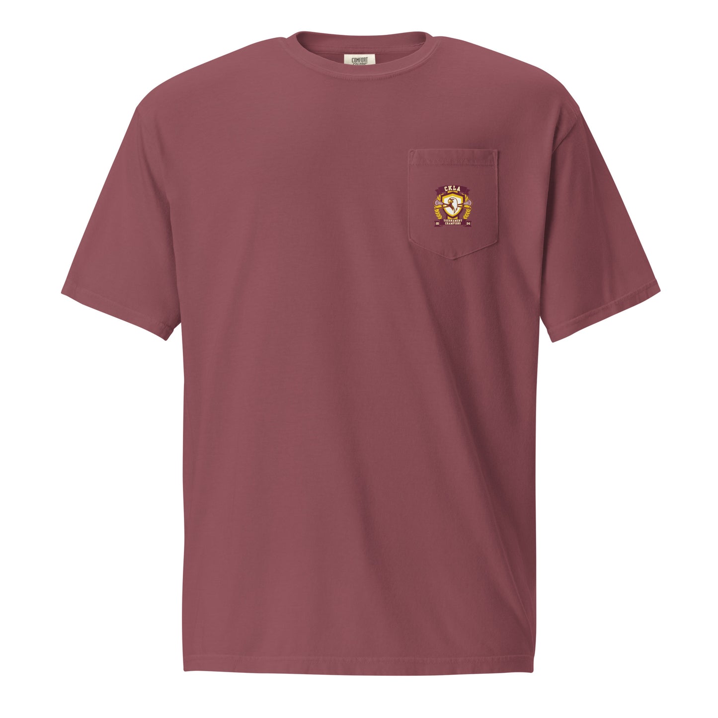 Adult Jessie Clark Lacrosse Comfort Colors Pocket Tee