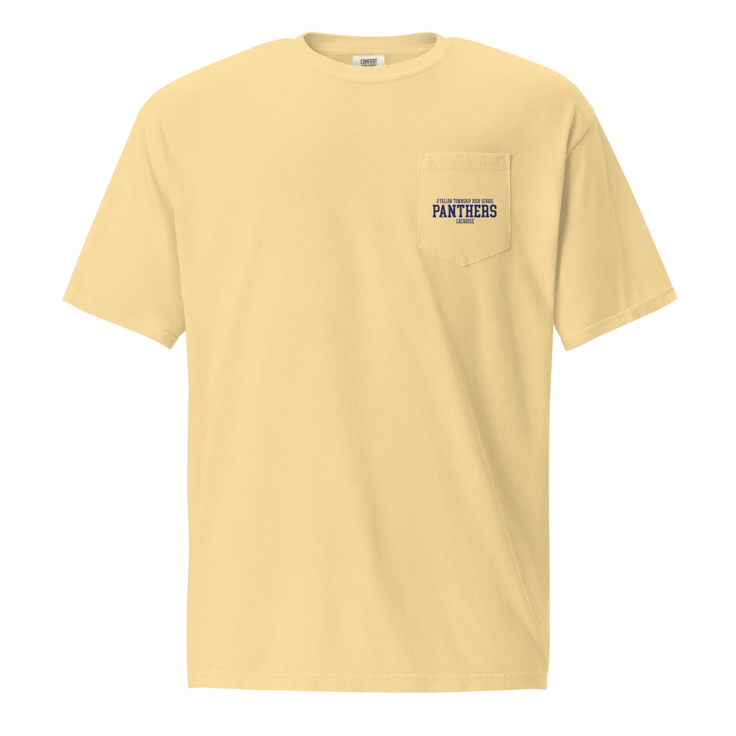 Adult O'Fallon Township Lacrosse Comfort Colors Pocket Tee