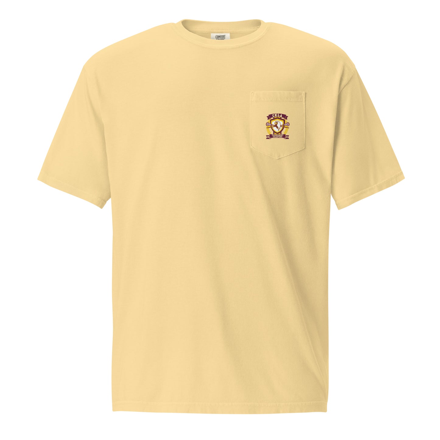 Adult Jessie Clark Lacrosse Comfort Colors Pocket Tee