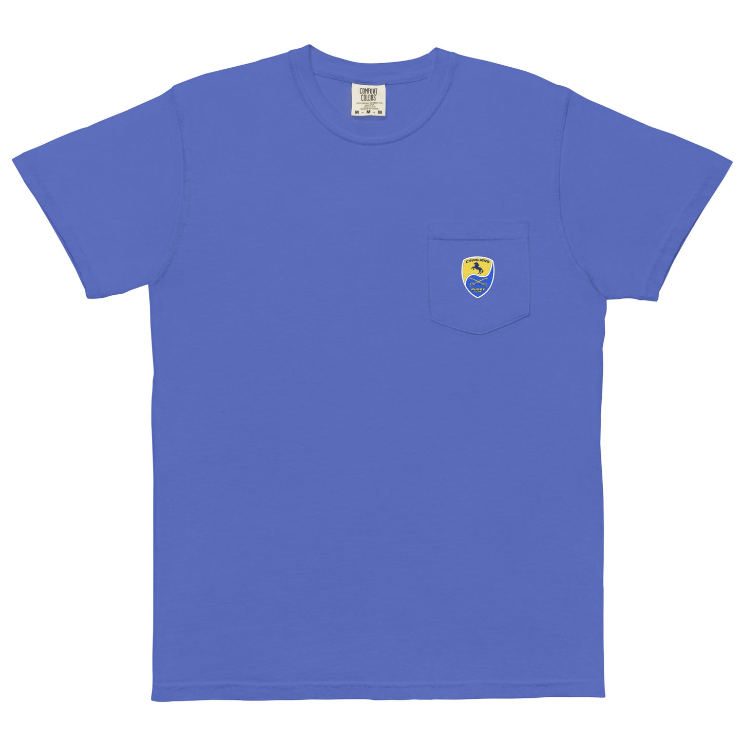 Adult Cavaliers Rugby Comfort Colors Pocket Tee
