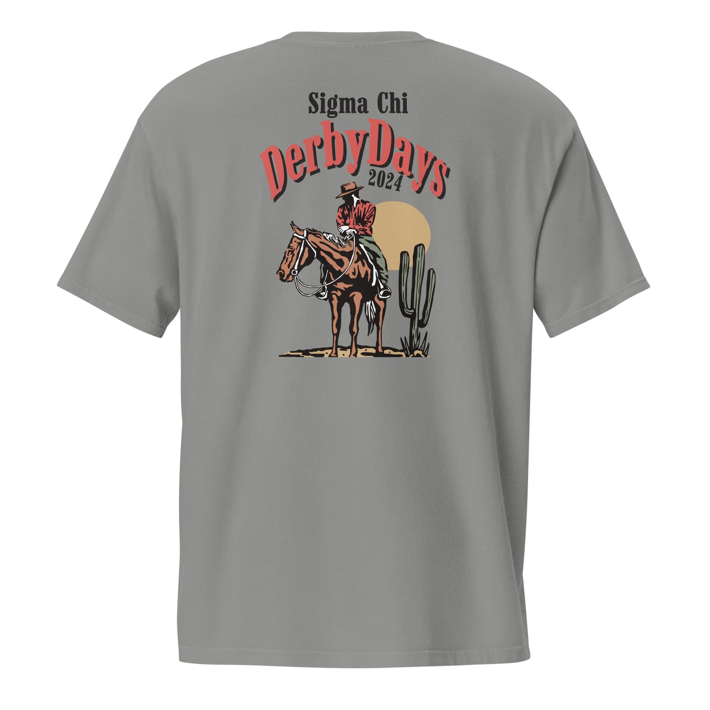 Adult Beta Mu Sigma Chi Comfort Colors Pocket Tee