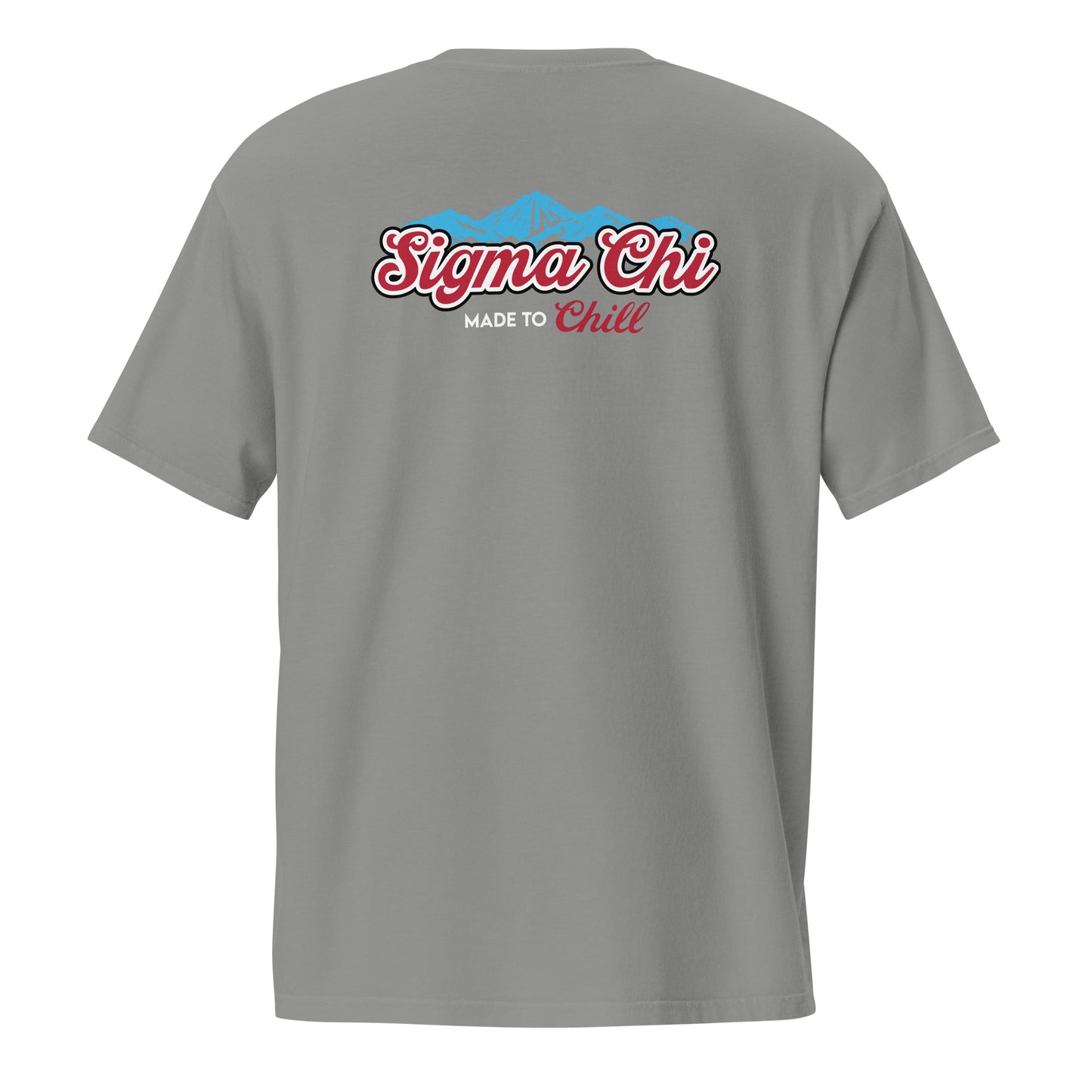 Adult Sigma Chi Beta Mu Comfort Colors Pocket Tee
