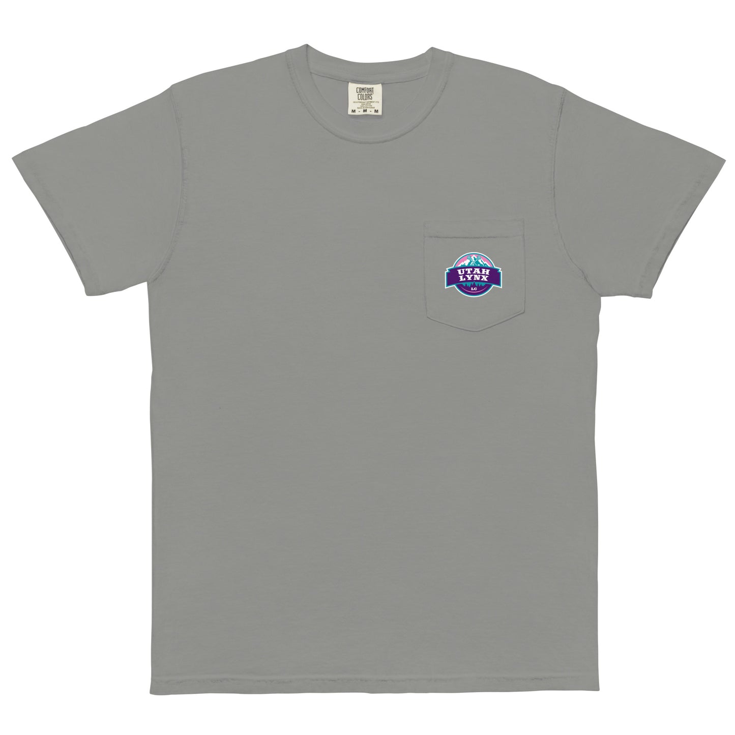 Adult Utah Lynx Comfort Colors Pocket Tee