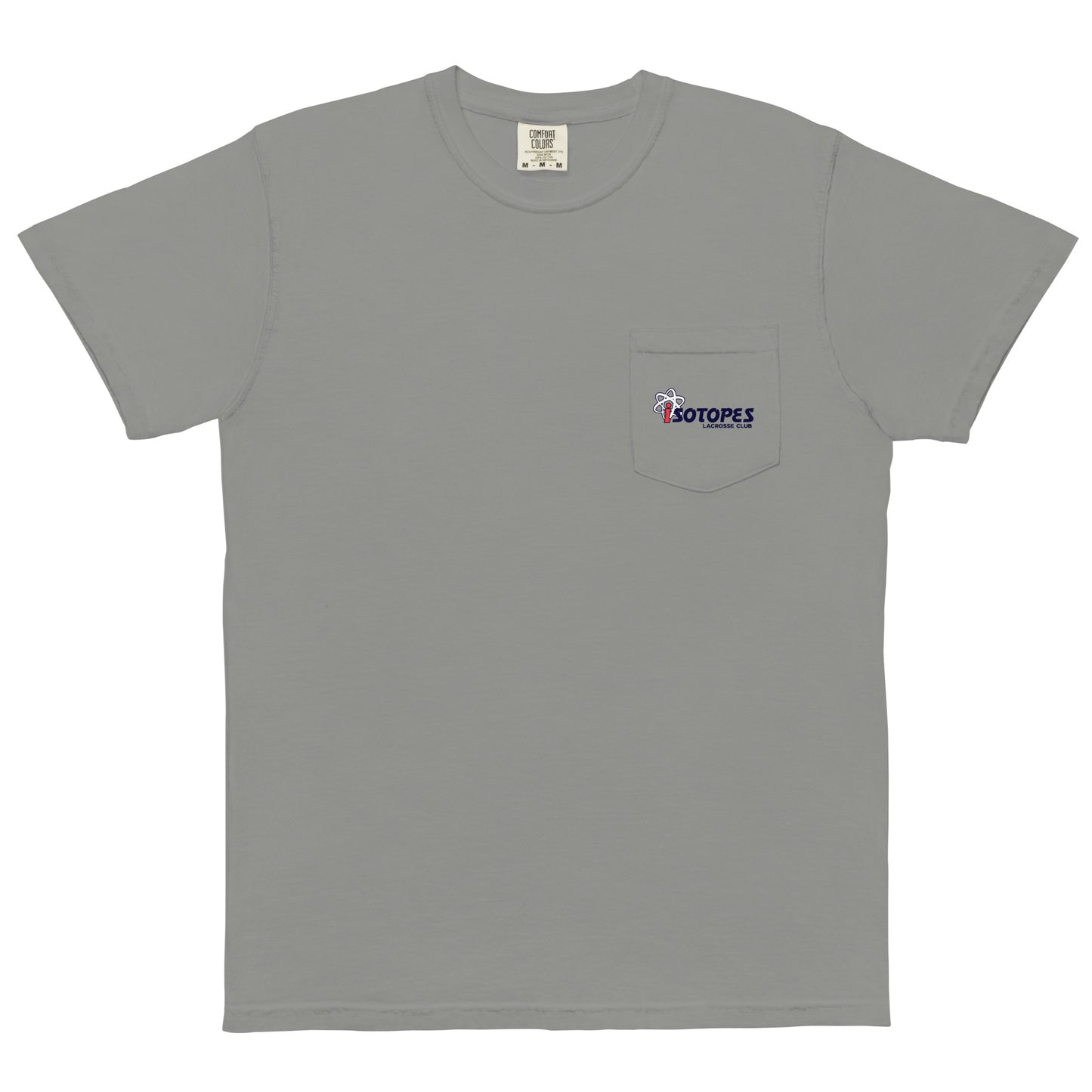Adult Isotopes Lacrosse Comfort Colors Pocket Tee