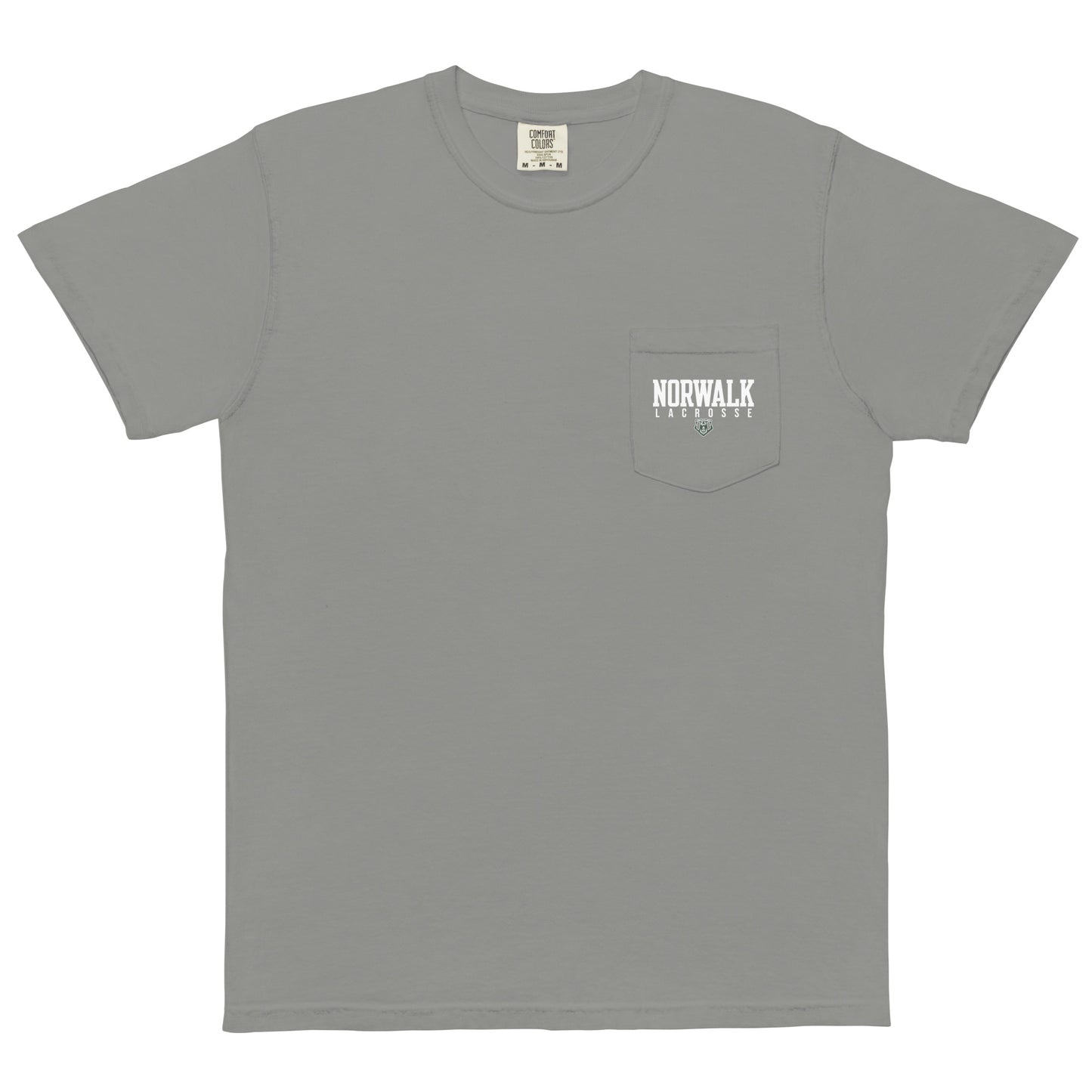 Adult Norwalk Lacrosse Comfort Colors Pocket Tee