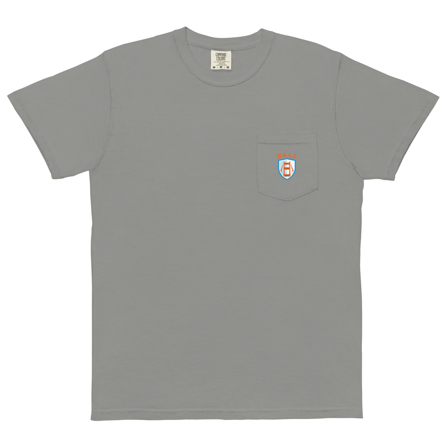 Adult BALL x Uganda Lacrosse Comfort Colors Pocket T-shirt
