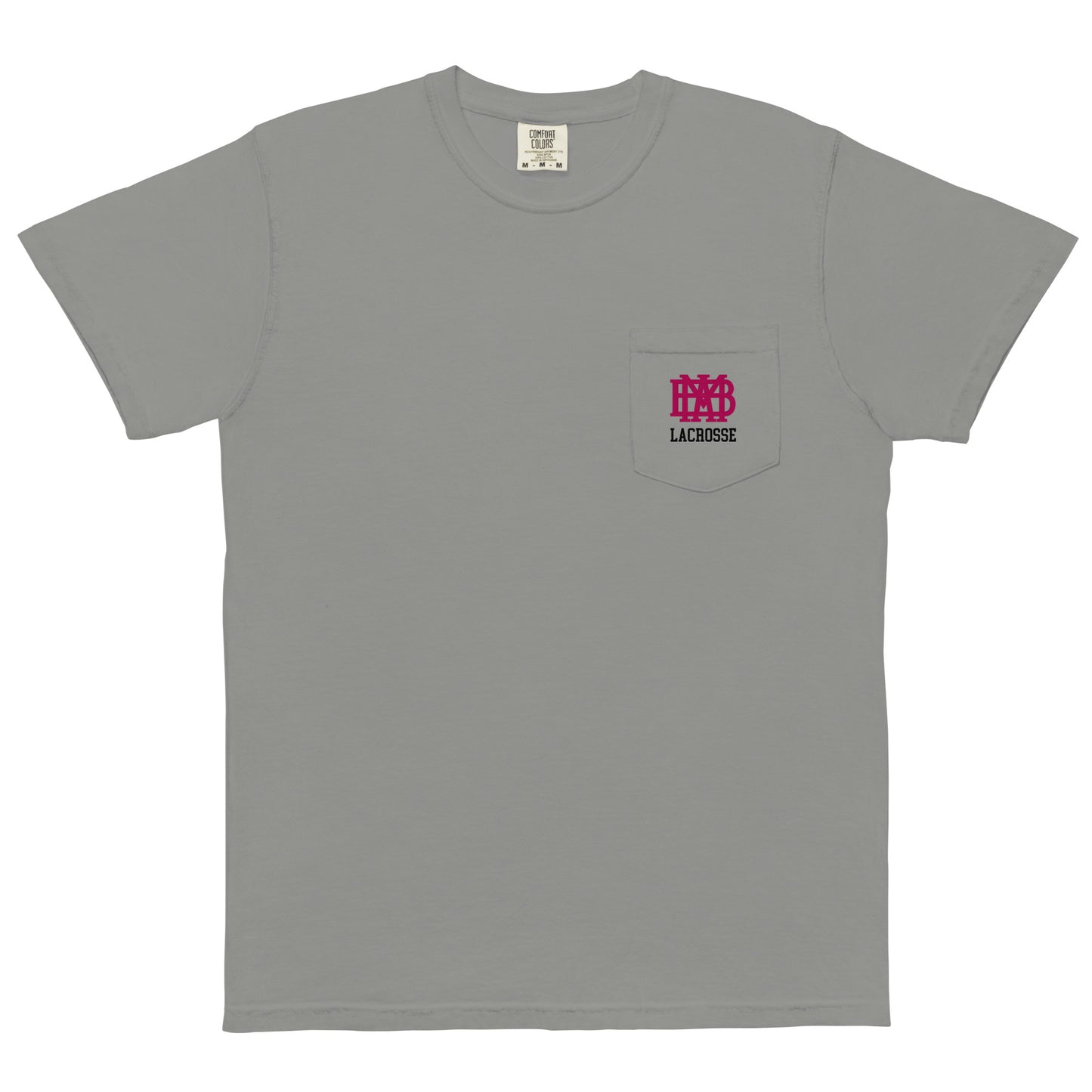 Adult MBA Lacrosse Comfort Colors Pocket Tee