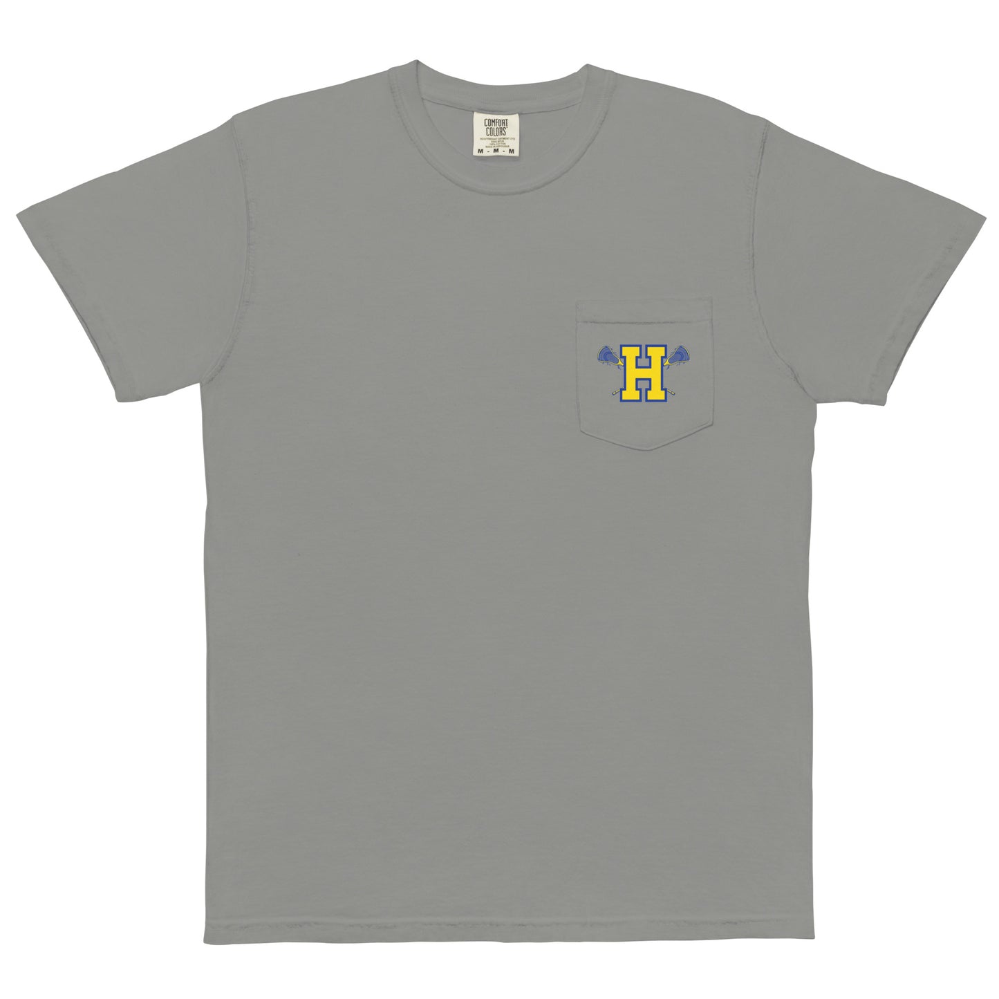 Adult Hampton Lacrosse Comfort Colors Pocket Tee