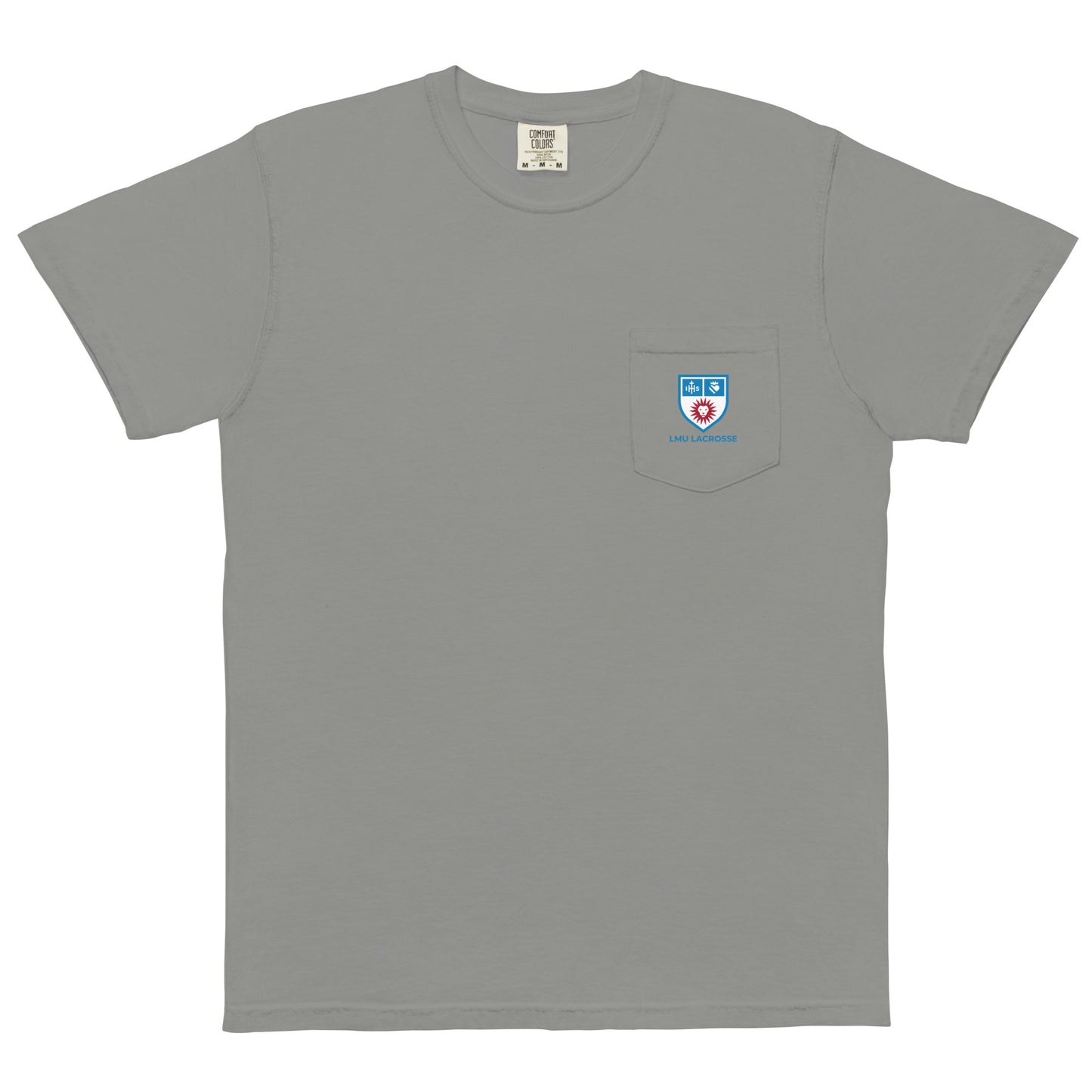 Adult LMU Lacrosse Comfort Colors Pocket Tee