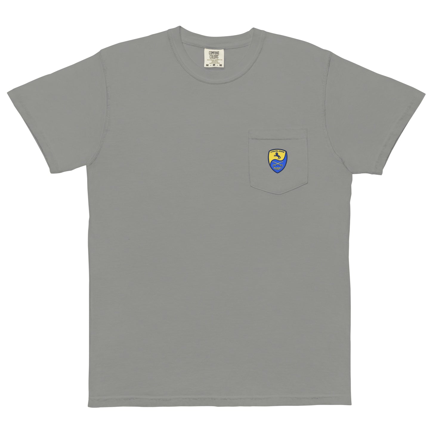 Adult Cavaliers Rugby Comfort Colors Pocket Tee