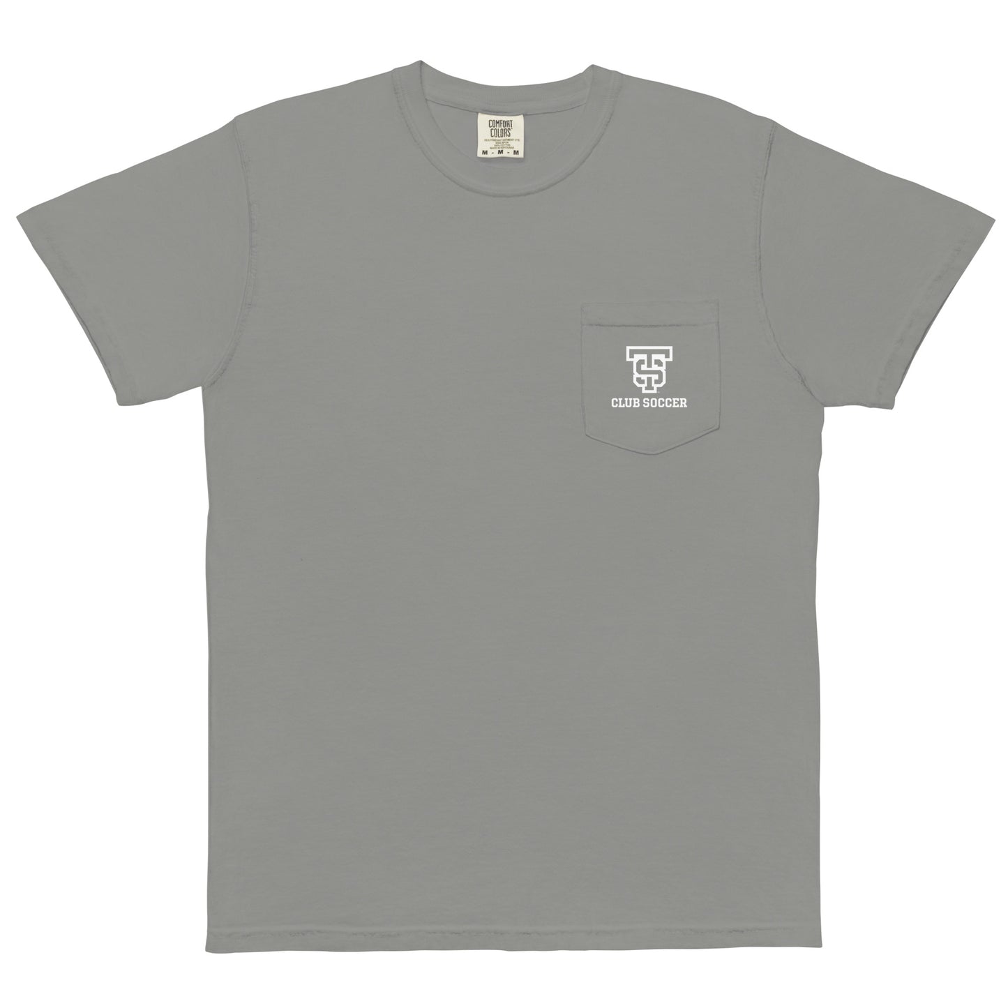 Adult UST Club Soccer Comfort Colors Pocket Tee