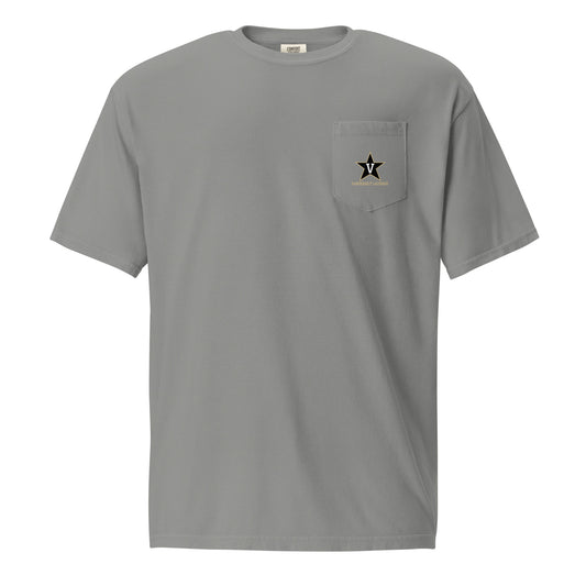 Adult Commodores Lacrosse Comfort Colors Pocket Tee