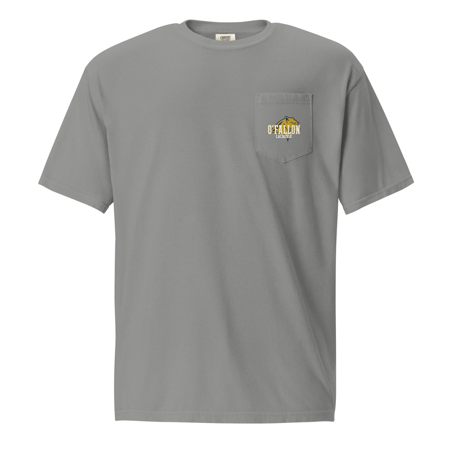 Adult O'Fallon Township Lacrosse Comfort Colors Pocket Tee