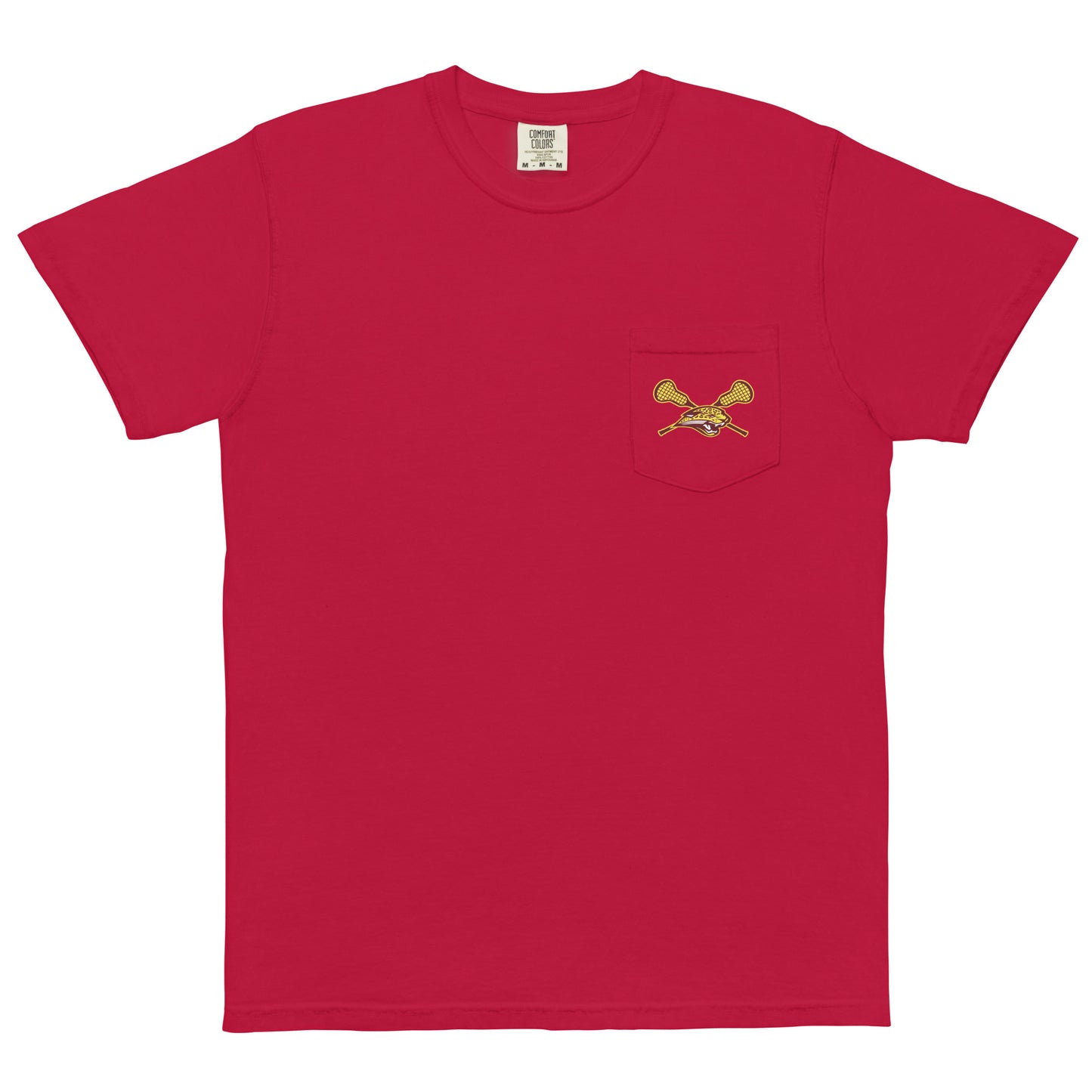 Adult Cooper Lacrosse Comfort Colors Pocket Tee