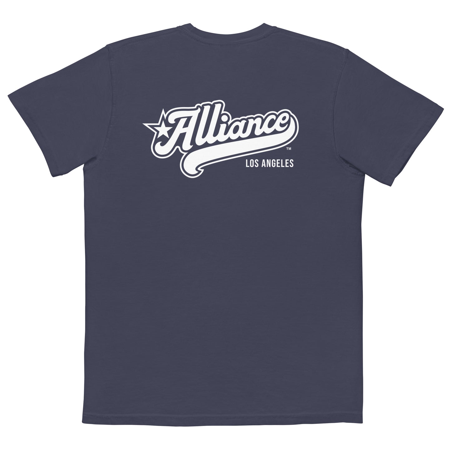 Adult LA Alliance Lacrosse Comfort Colors Pocket Tee