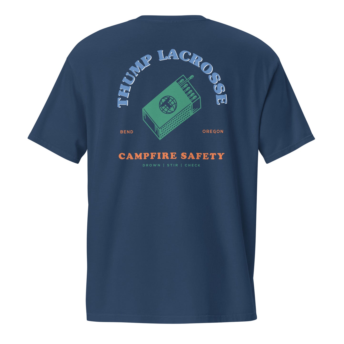 Adult Thump Lacrosse Comfort Colors Pocket Tee