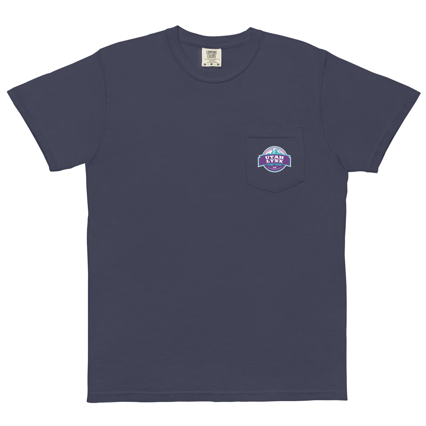 Adult Utah Lynx Comfort Colors Pocket Tee