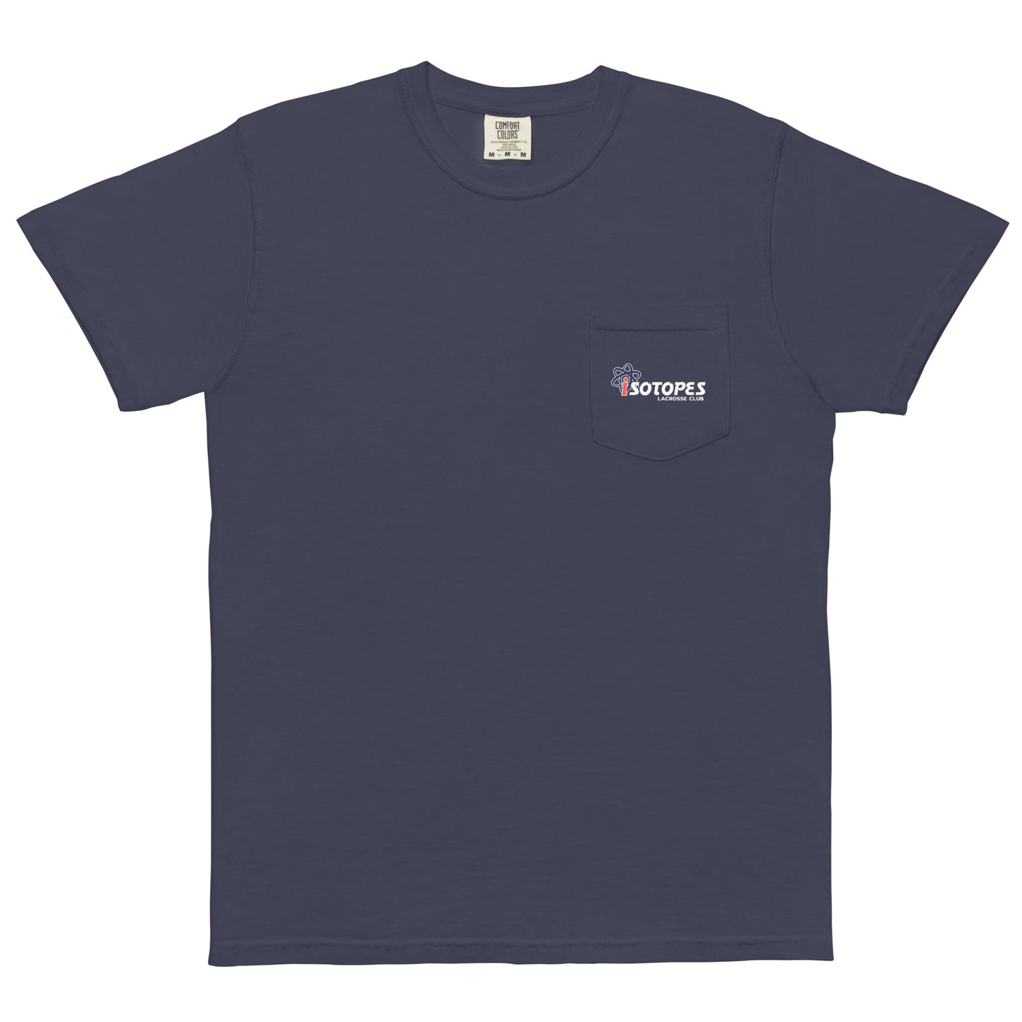 Adult Isotopes Lacrosse Comfort Colors Pocket Tee