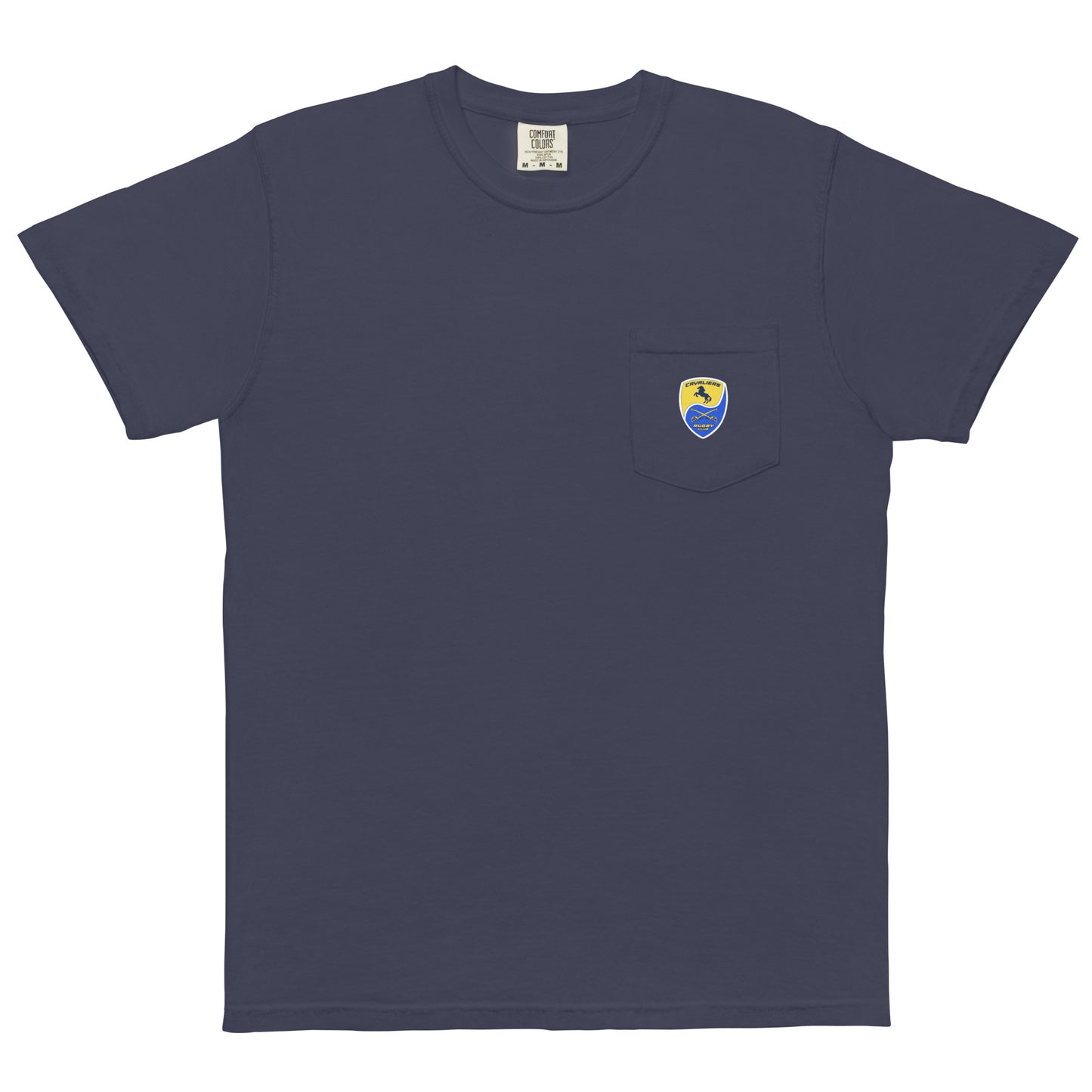 Adult Cavaliers Rugby Comfort Colors Pocket Tee