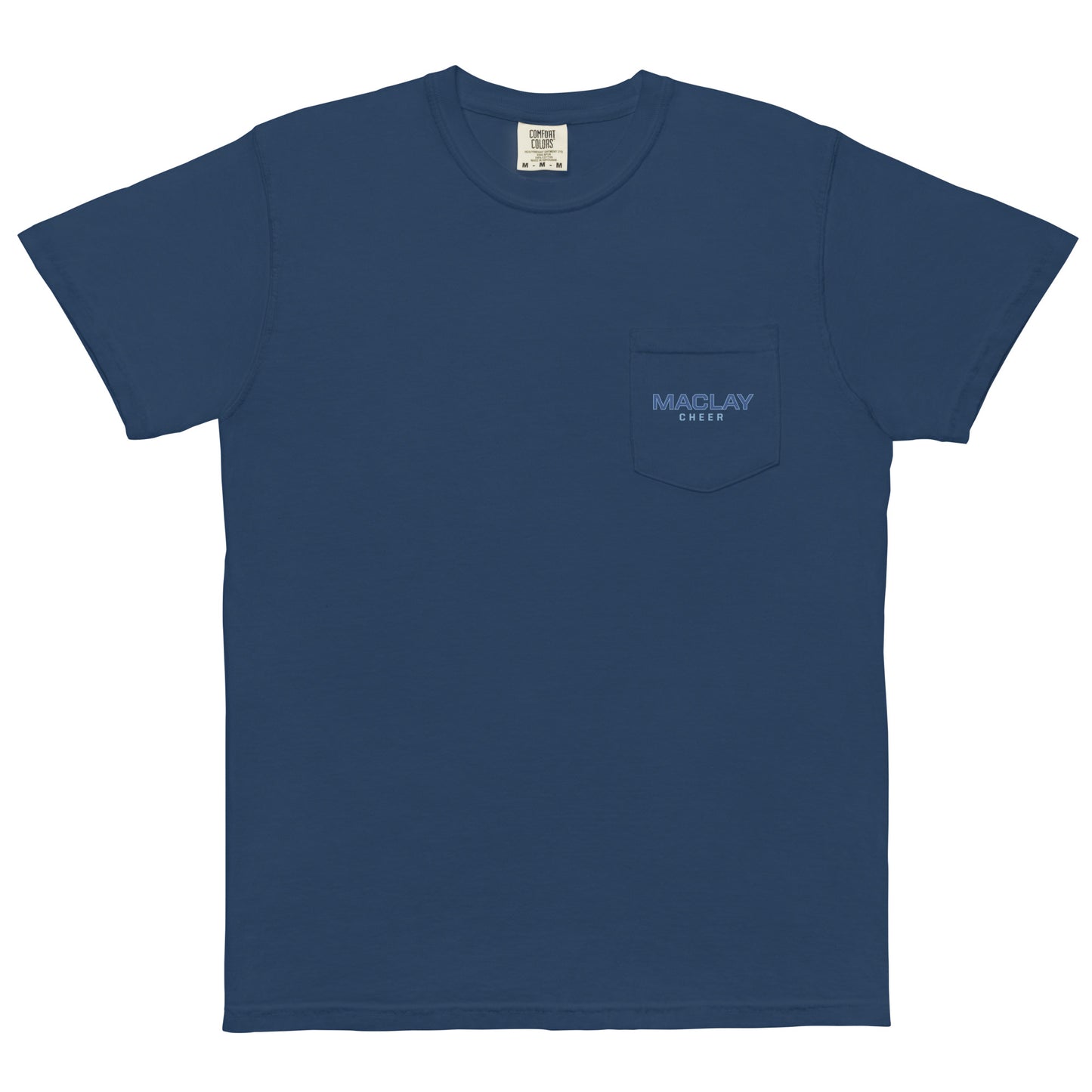 Adult Maclay Cheer Comfort Colors Pocket Tee