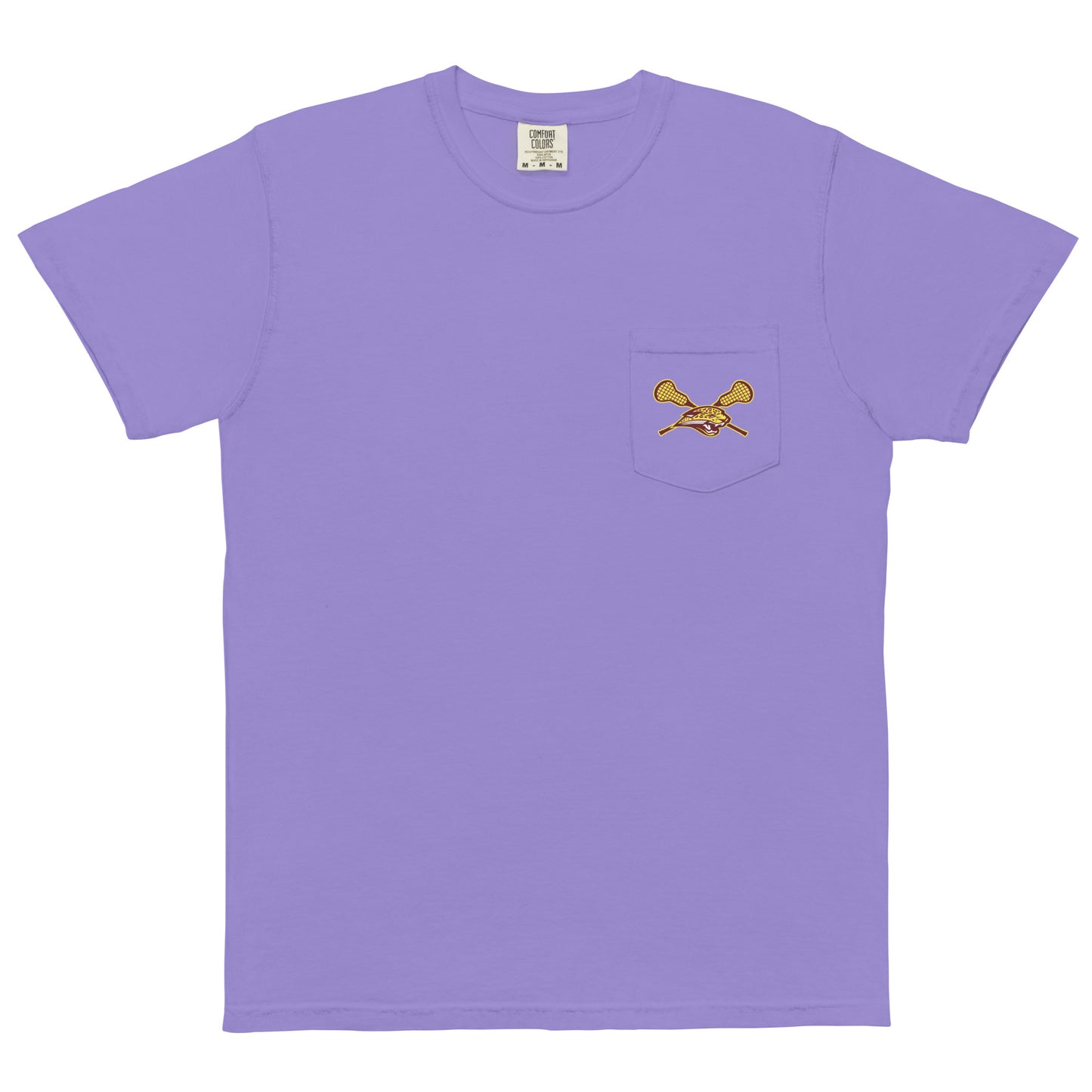 Adult Cooper Lacrosse Comfort Colors Pocket Tee