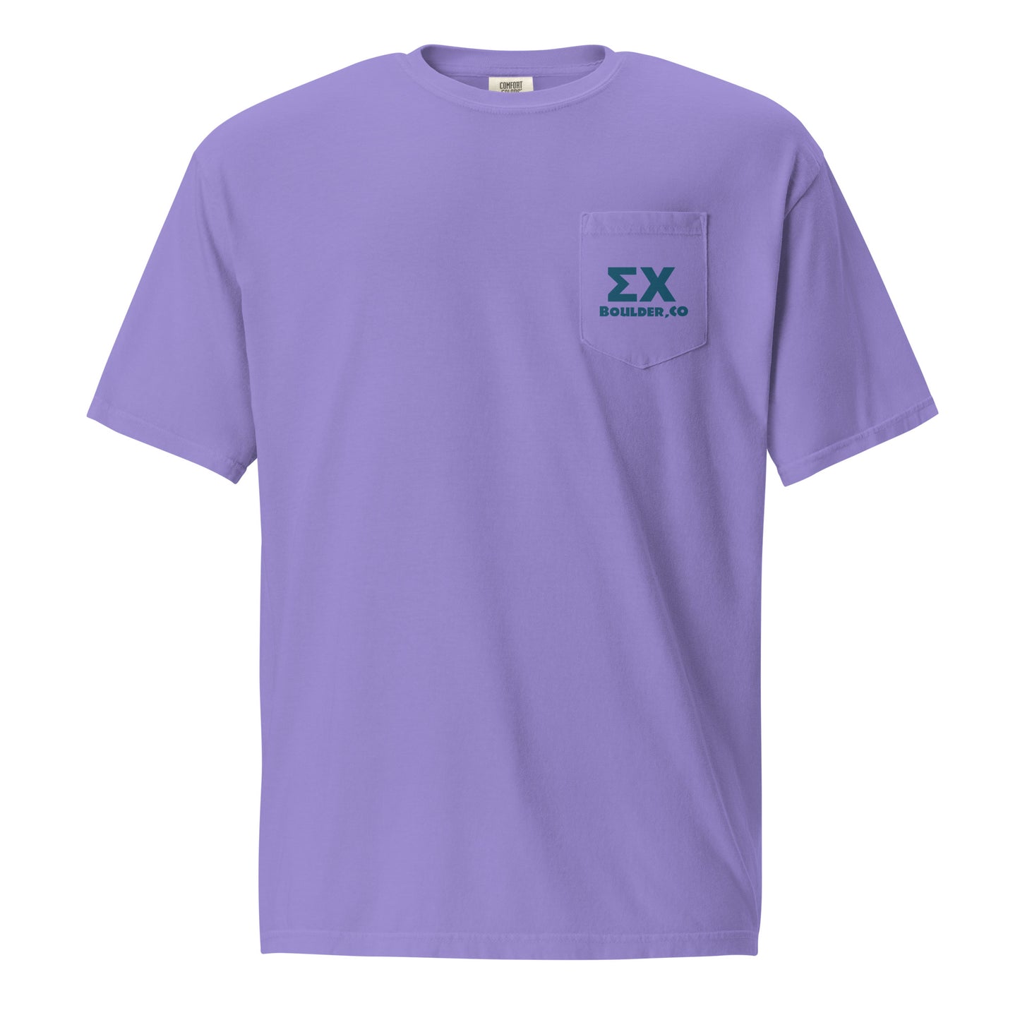 Adult Beta Mu Sigma Chi Comfort Colors Pocket Tee