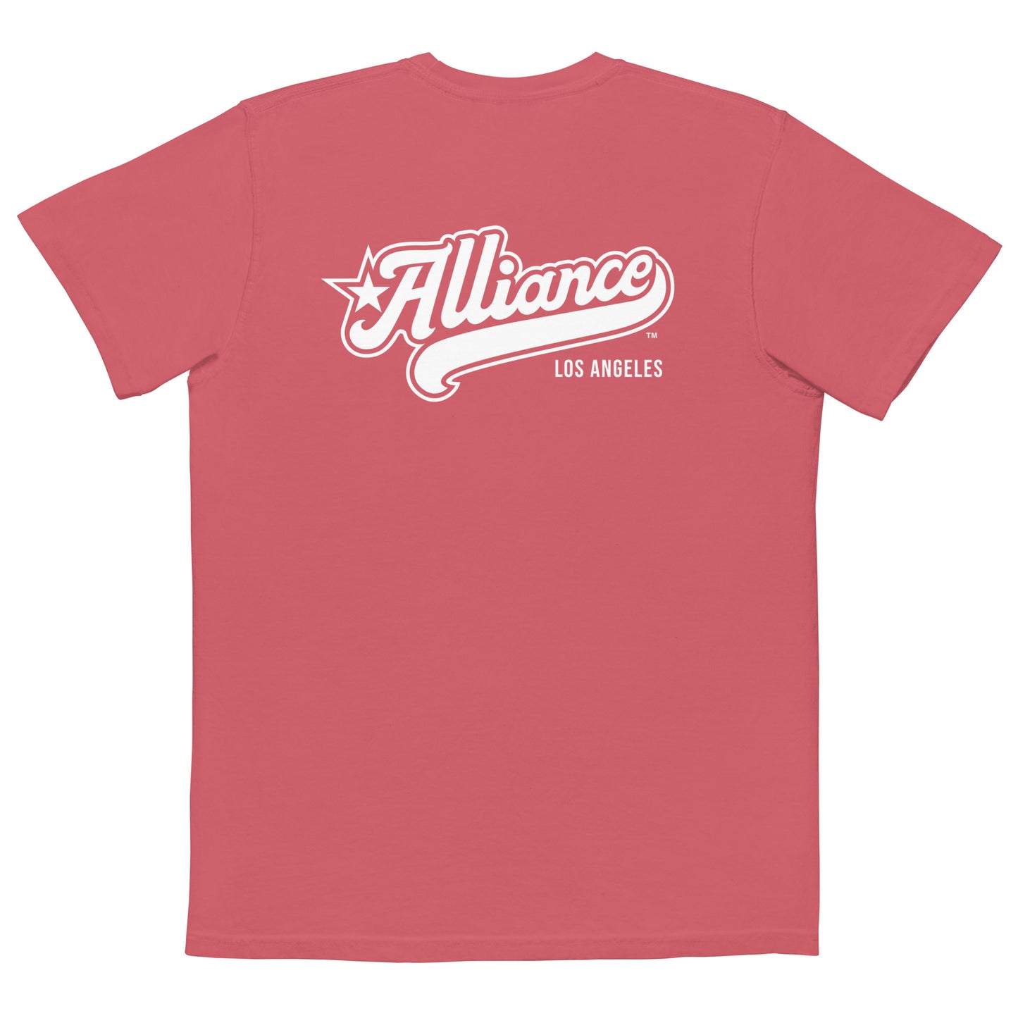 Adult LA Alliance Lacrosse Comfort Colors Pocket Tee
