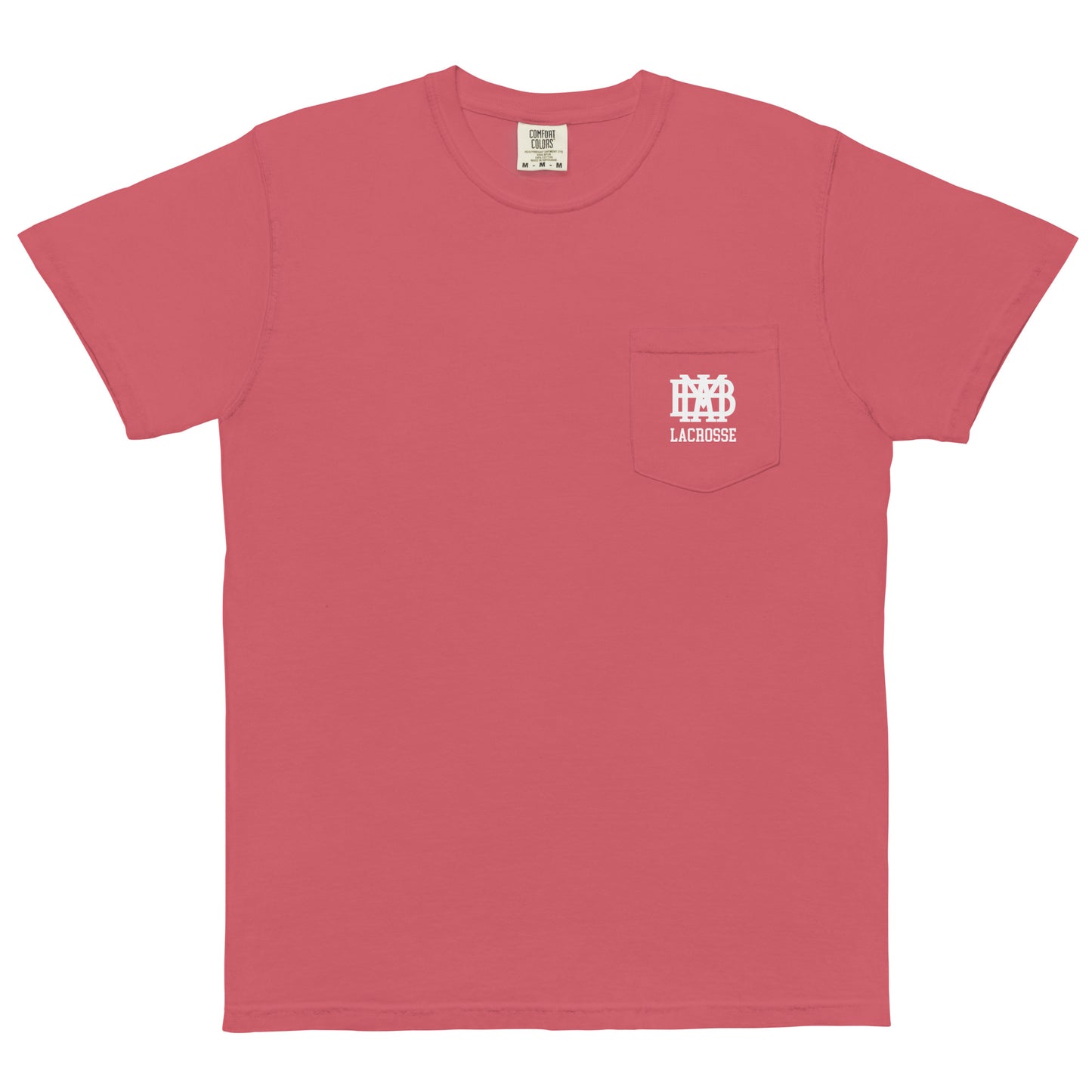 Adult MBA Lacrosse Comfort Colors Pocket Tee