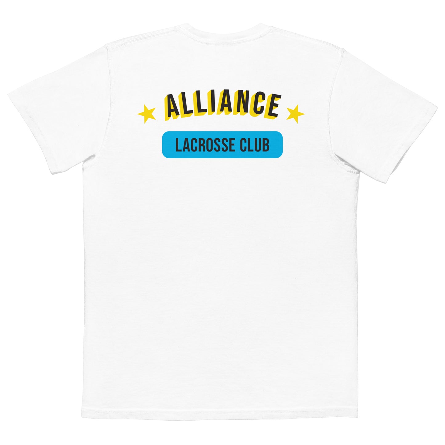 Adult LA Alliance Lacrosse Comfort Colors Pocket Tee