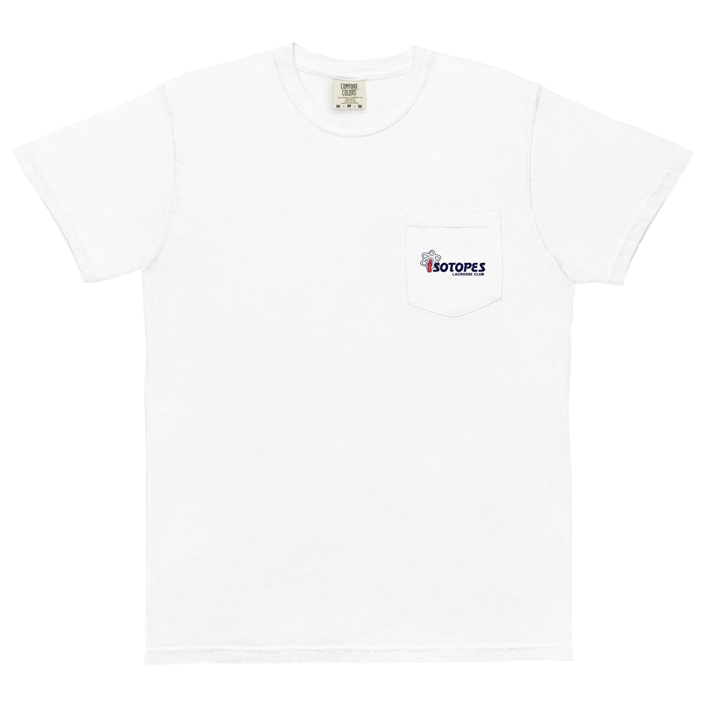 Adult Isotopes Lacrosse Comfort Colors Pocket Tee