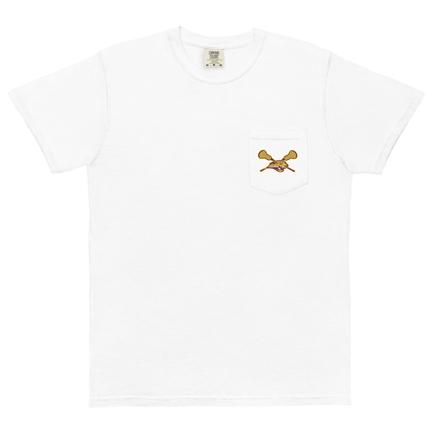 Adult Cooper Lacrosse Comfort Colors Pocket Tee